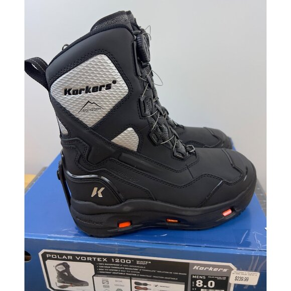 Korkers Men's Polar Vortex BOA Waterproof Insulated Boots, 1200 Gram New - Picture 2 of 13